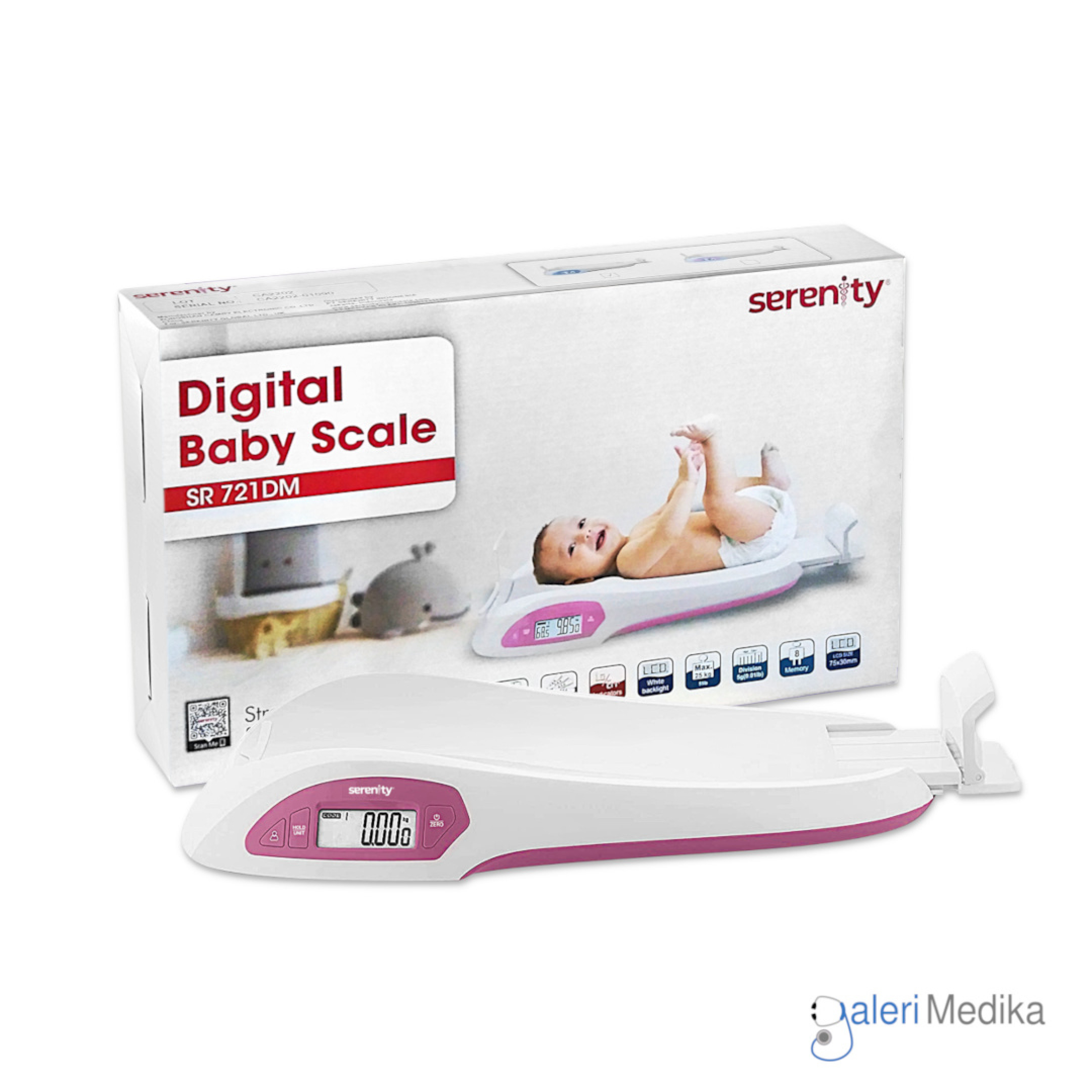 Timbangan Bayi Digital Serenity SR 721DM Galeri Medika