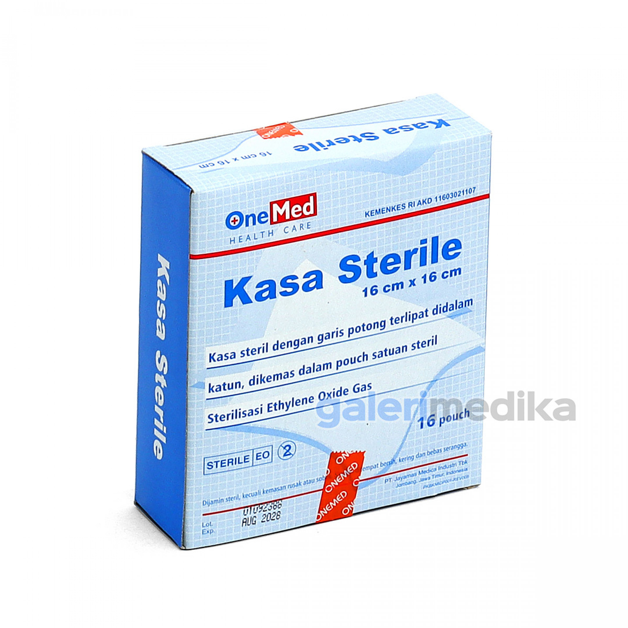 Onemed Kasa Sterile 16x16cm Isi 16 Pouch Galeri Medika