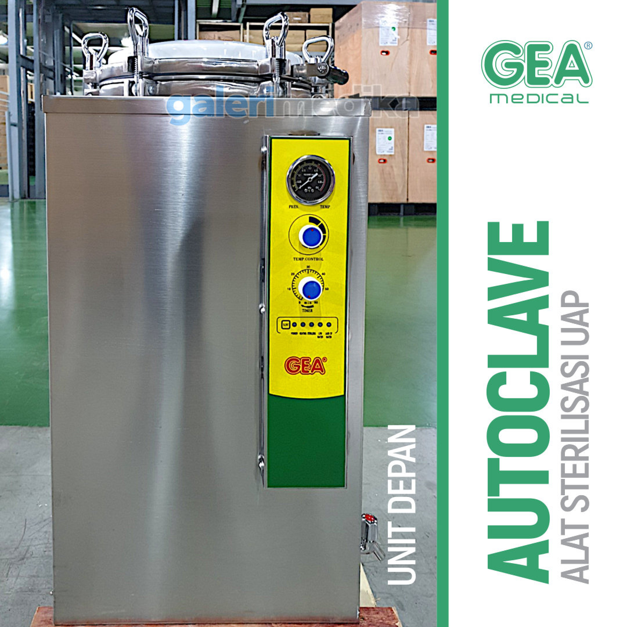 Autoclave Liter Gea Ls Lj Steam Sterilizer Galeri Medika