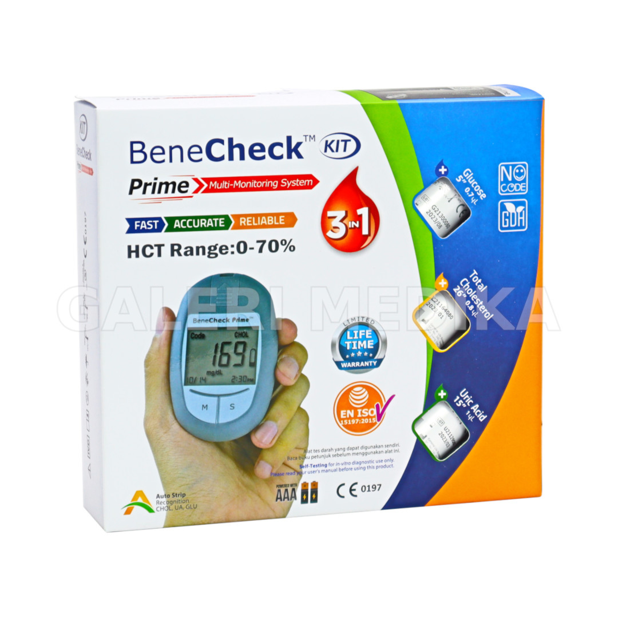 Benecheck Prime Starter Kit Alat Screening Kesehatan Galeri Medika