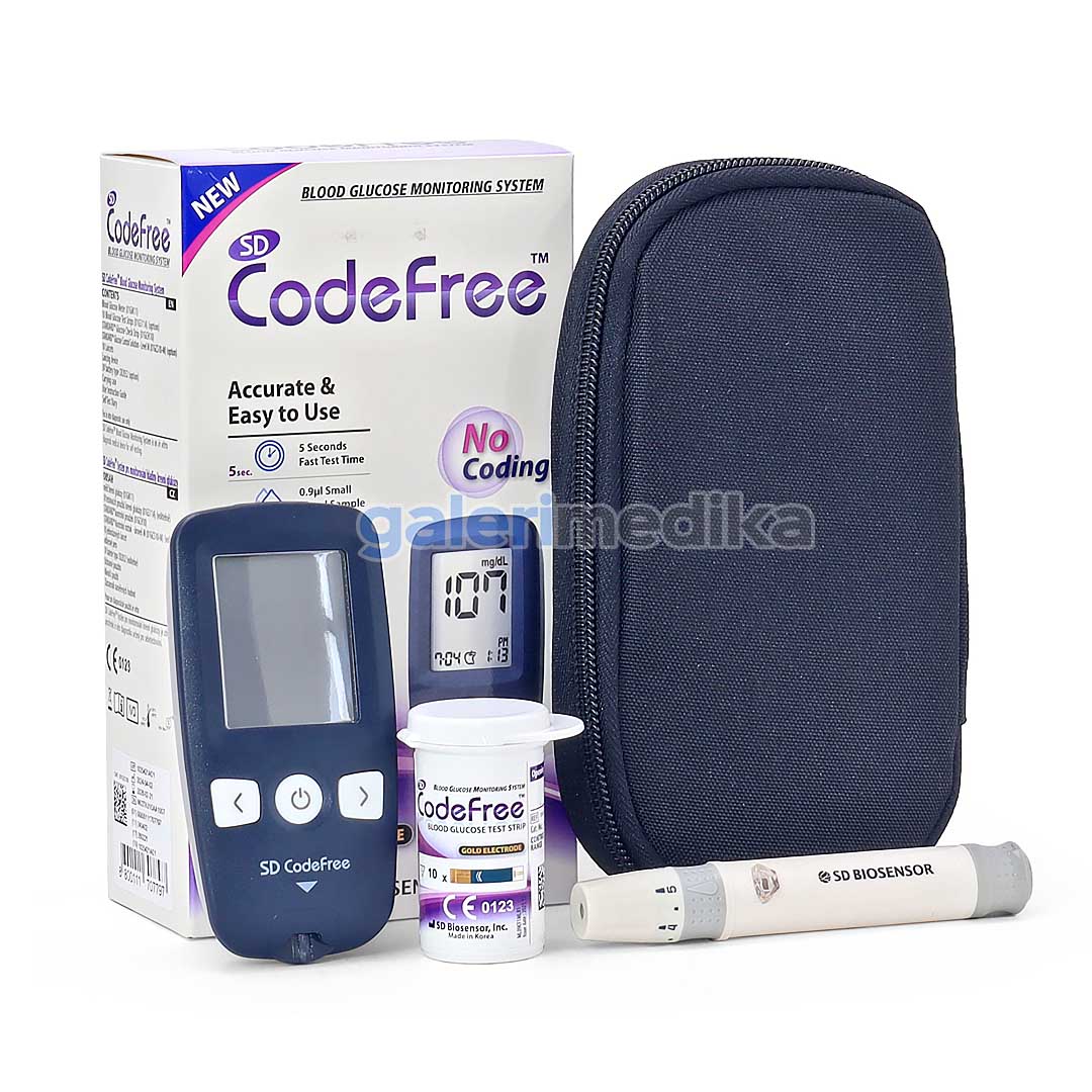 Alat Cek Gula Darah SD Biosensor CodeFree Kits