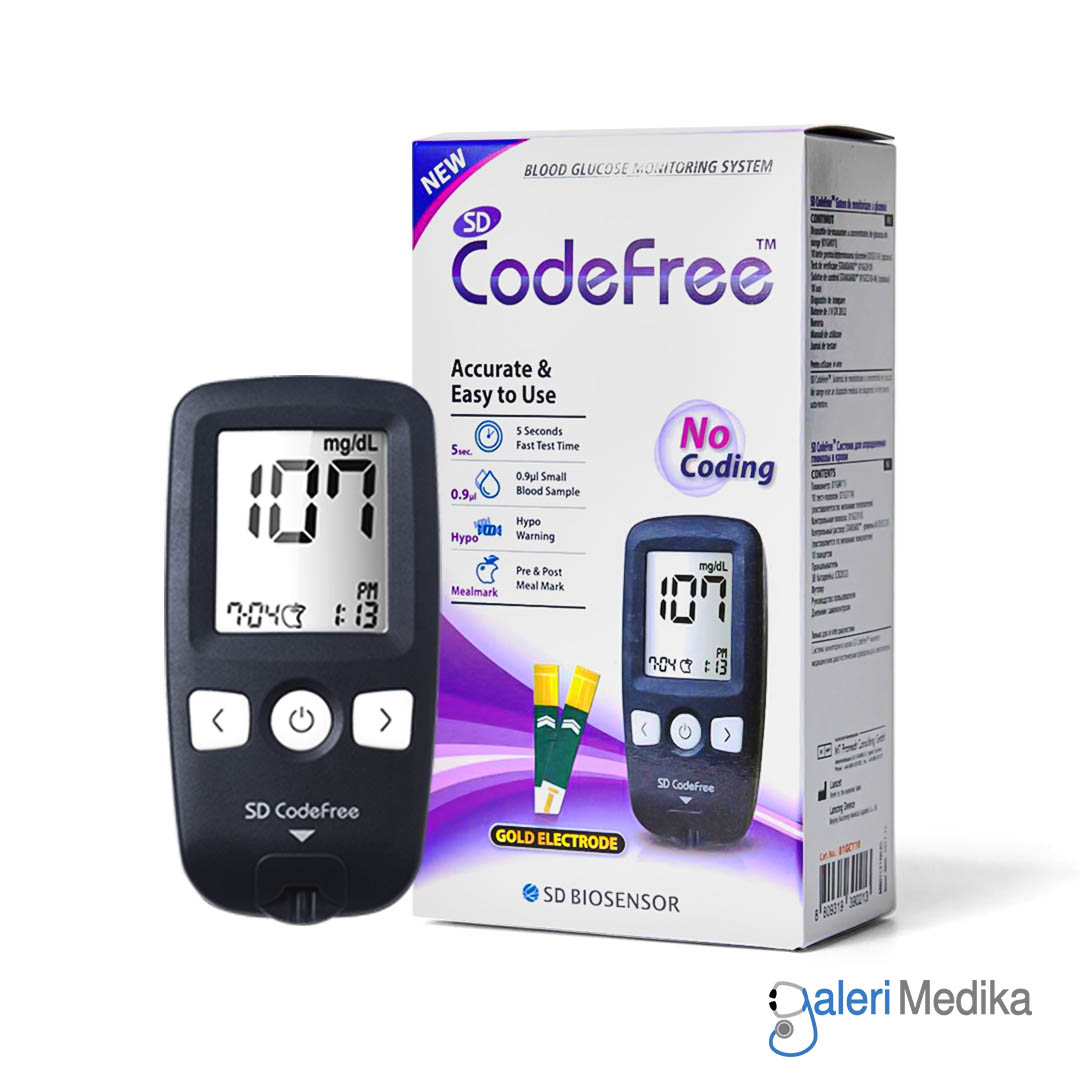 Alat Cek Gula Darah SD Biosensor CodeFree Kits