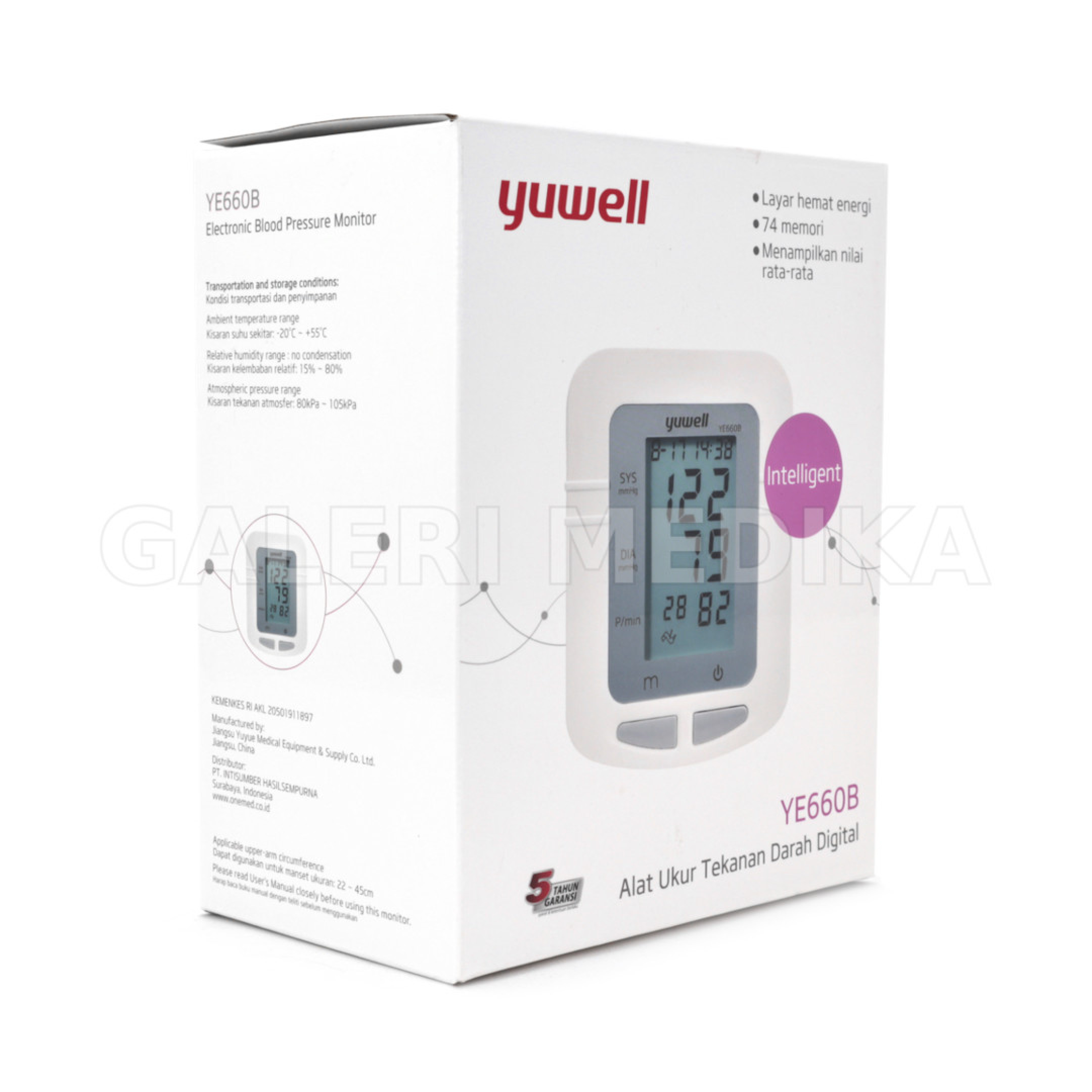 Tensimeter Digital Yuwell Ye660b Alat Ukur Tekanan Darah Galeri Medika