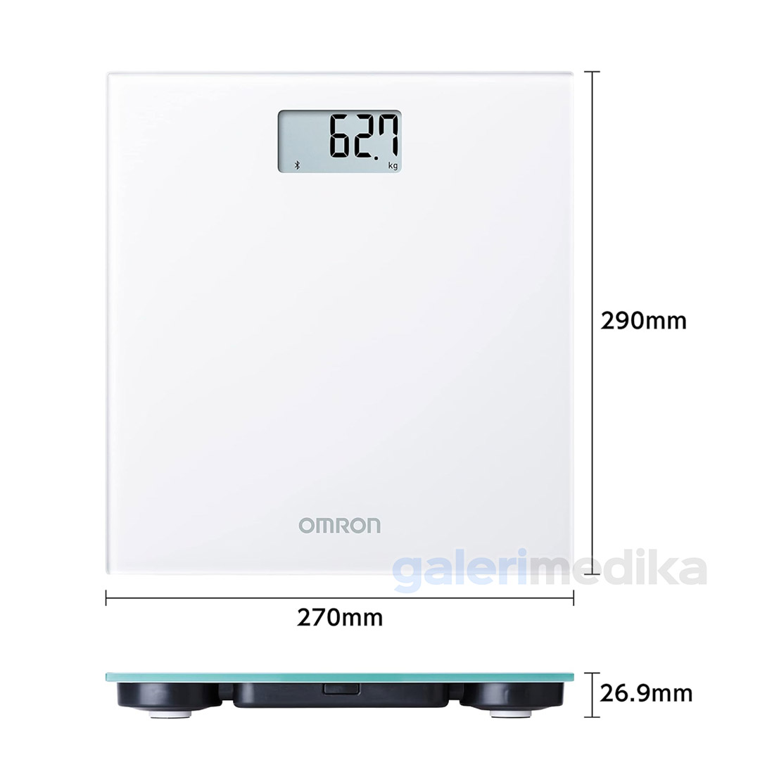 Omron HN-300T2 + Bluetooth Timbangan Badan Digital & BMI