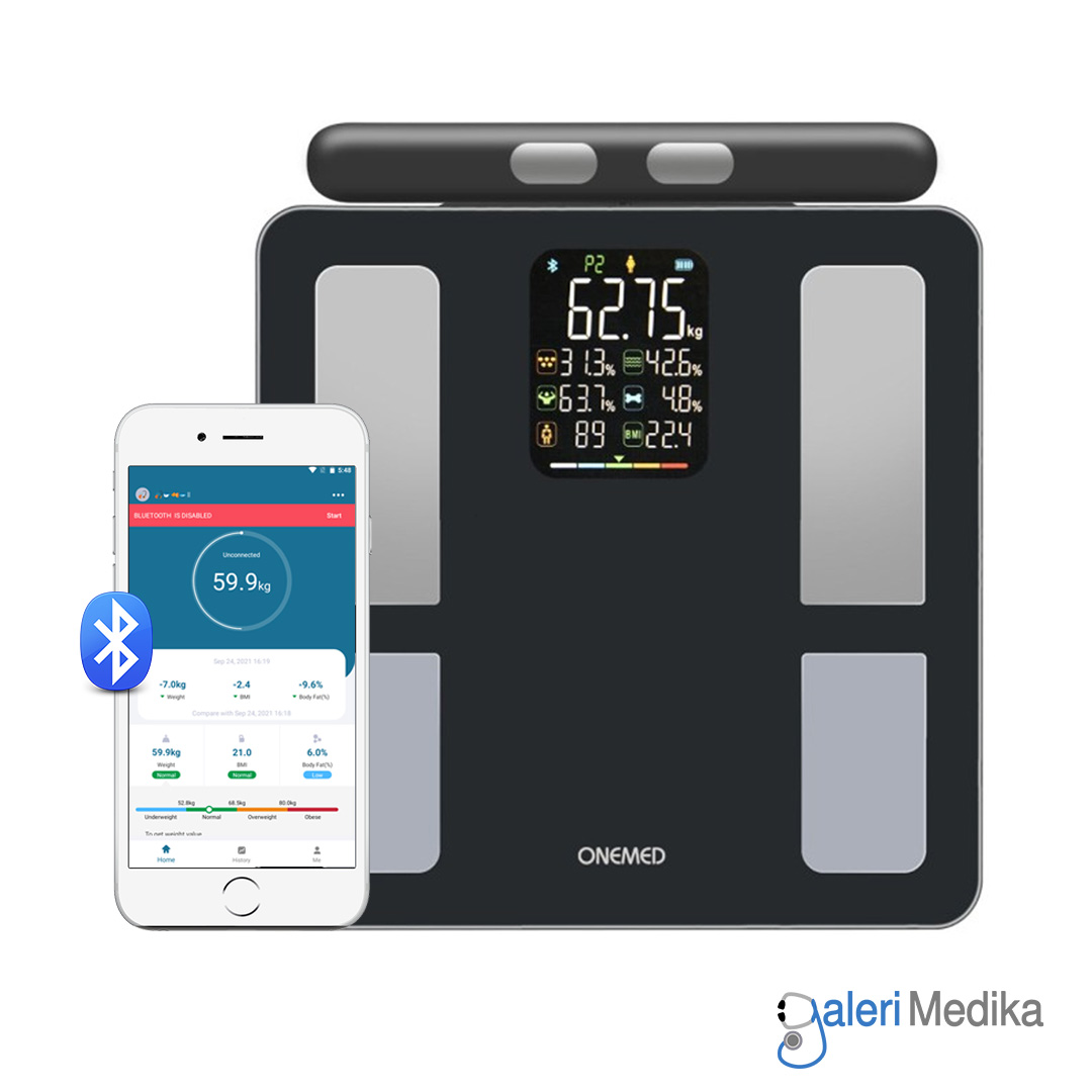 Timbangan Digital Onemed 825 Body Fat BMI Android/iOS