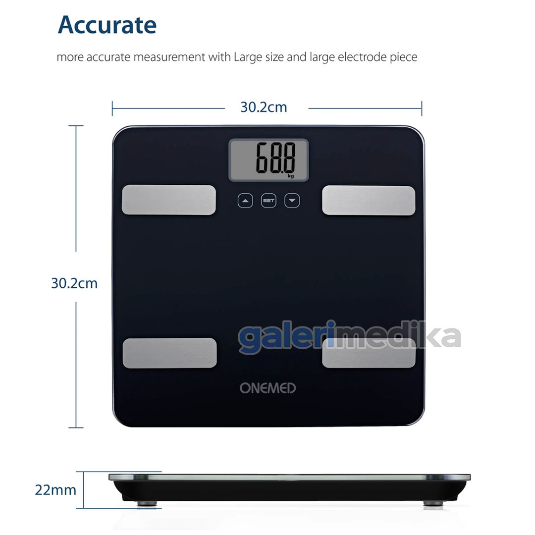 Timbangan Digital Onemed EF812 BMI, Kalori, Body Fat Monitor