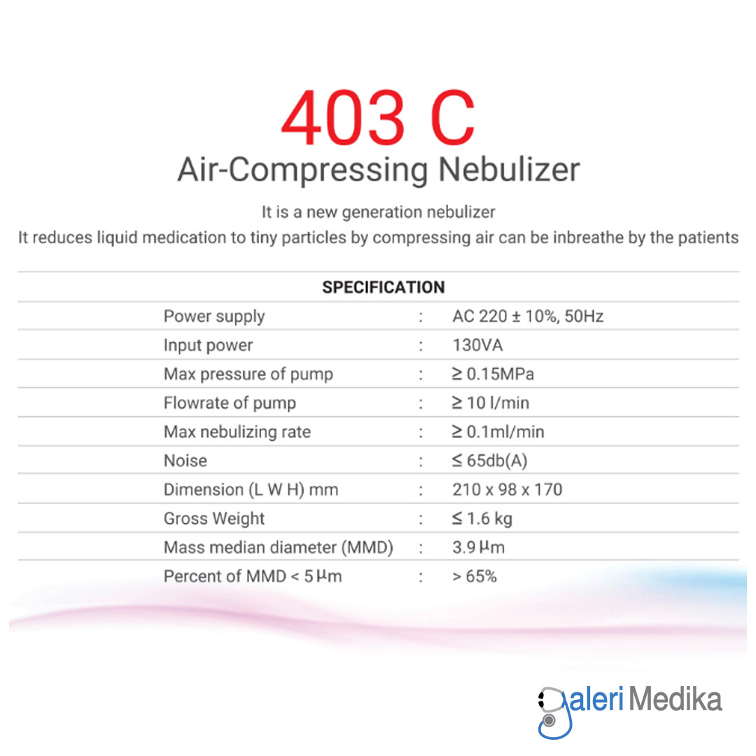 Nebulizer GEA 403C Air Compressing Nebulizer