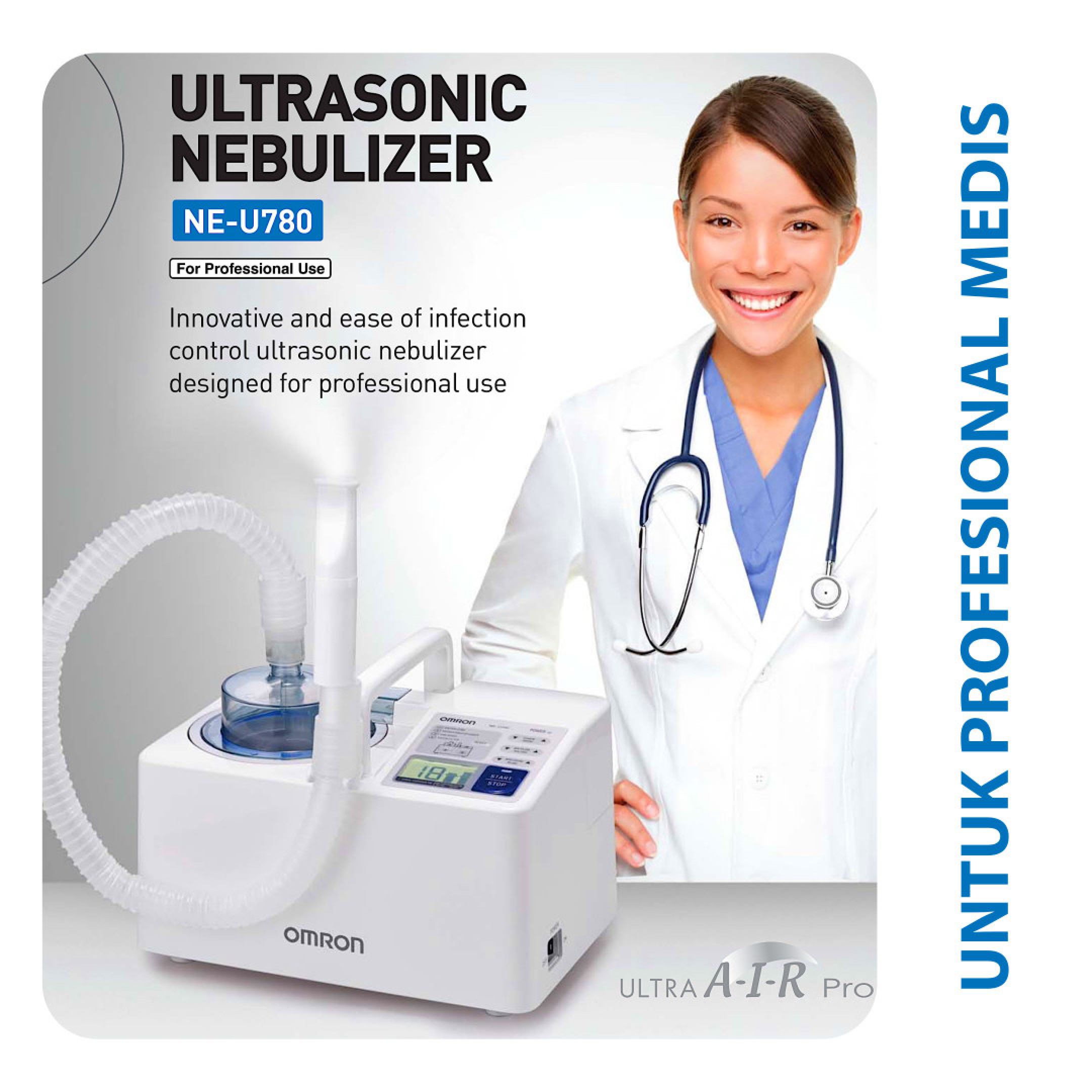 Omron Ne U780 Hospital Ultrasonic Nebulizer Galeri Medika