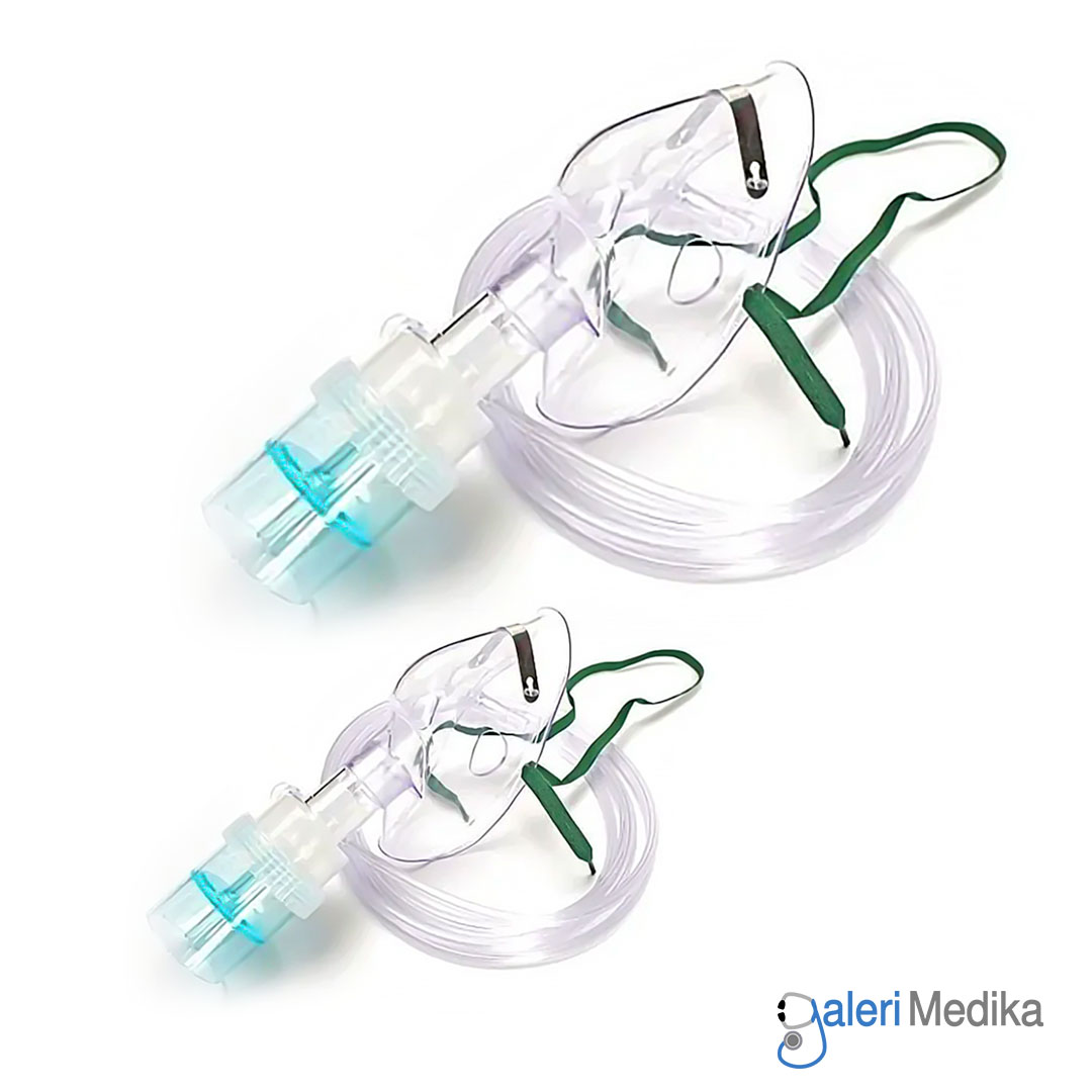 Masker Nebulizer OneHealth 1 Set Anak/Dewasa