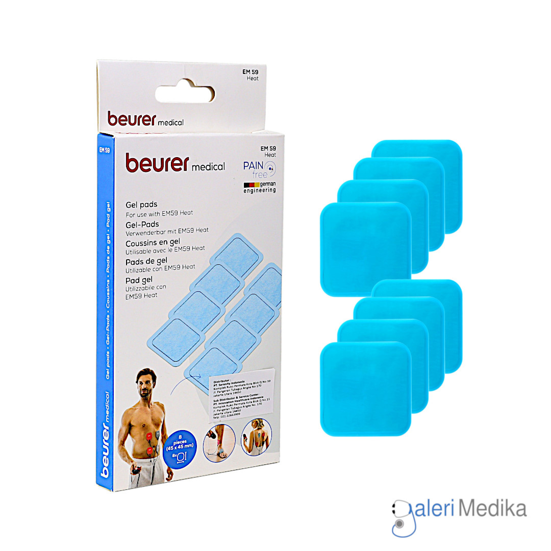 Beurer Electrode Gel Pads EM59 | Galeri Medika