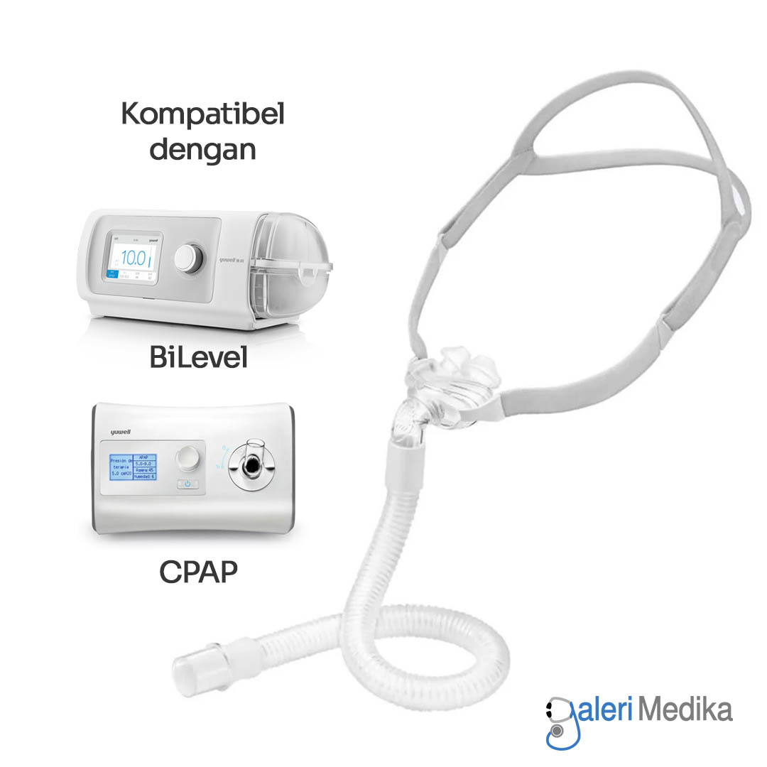 Masker CPAP/BiPAP Yuwell YP-01 Nasal Pillow (S,M,L)