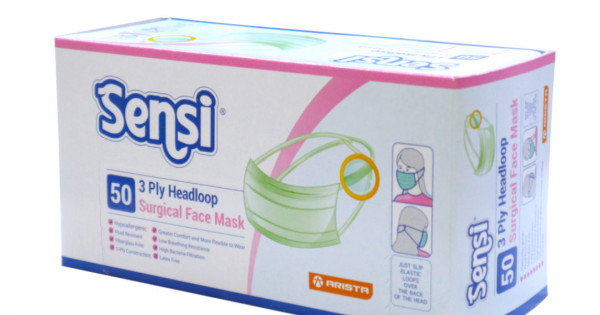 sensi masker 3 ply