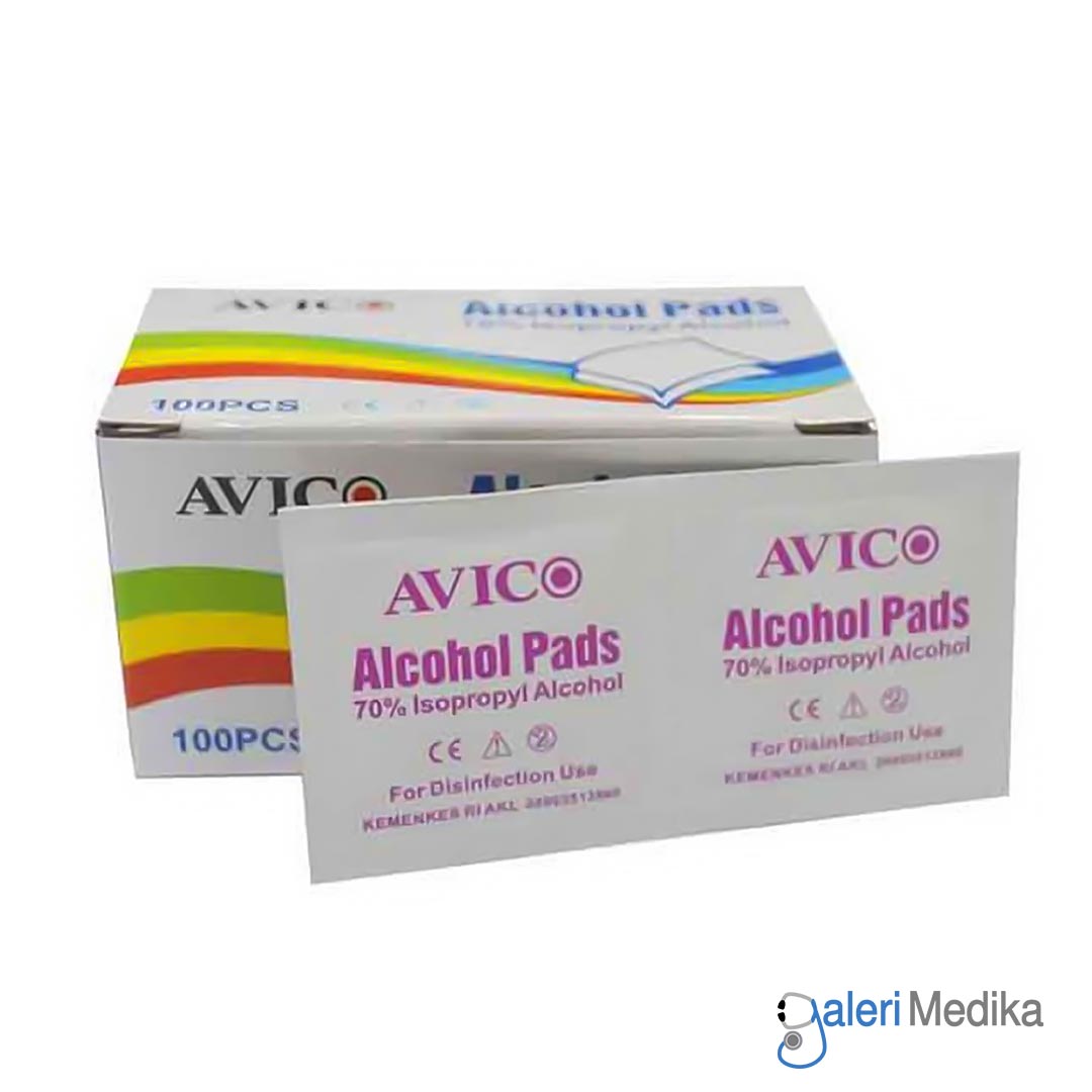 Alkohol Swab Avico - 1 Box isi 100 pcs