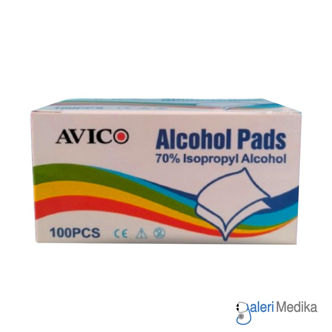 Alkohol Swab Avico - 1 Box isi 100 pcs