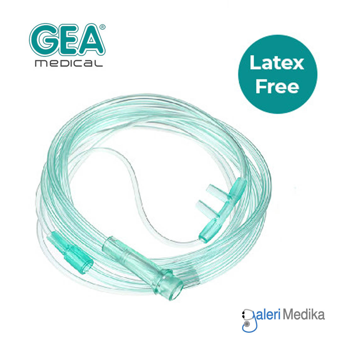 Selang Oksigen GEA Nasal Oxygen Cannula Latex Free