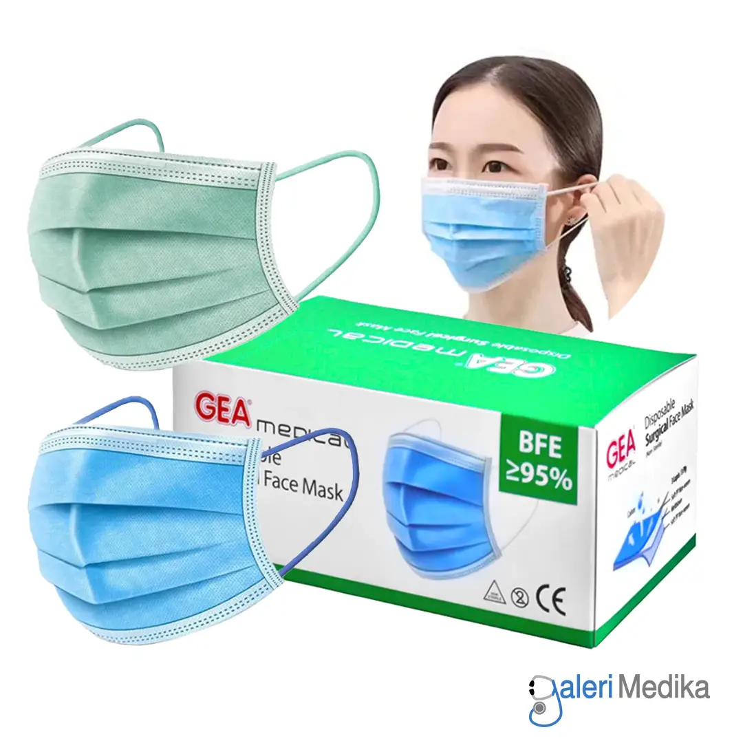 GEA Masker Medis Earloop Box Isi 50