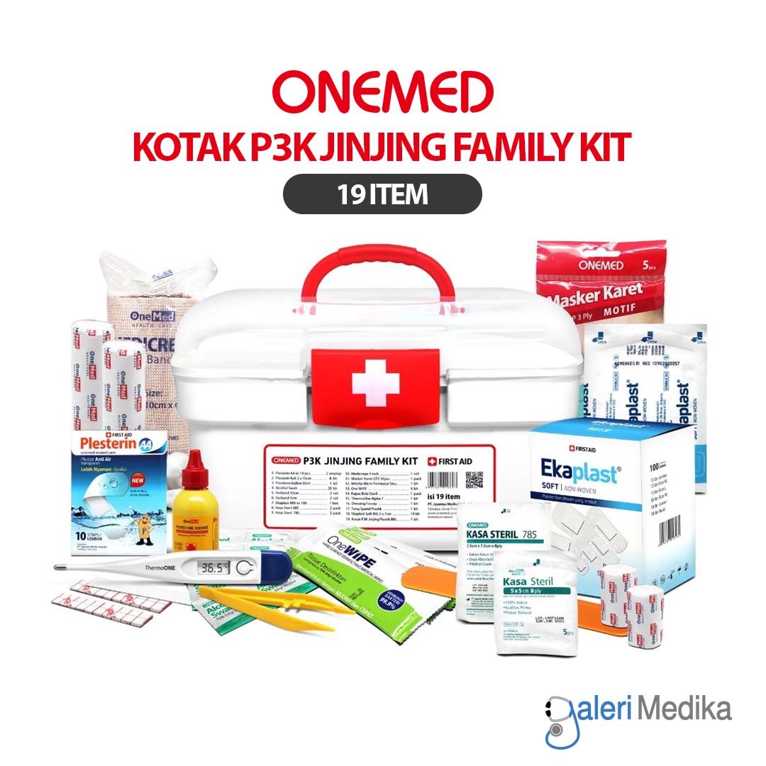 Onemed Kotak P3K Jinjing Family Kit 19 Item Isi Lengkap