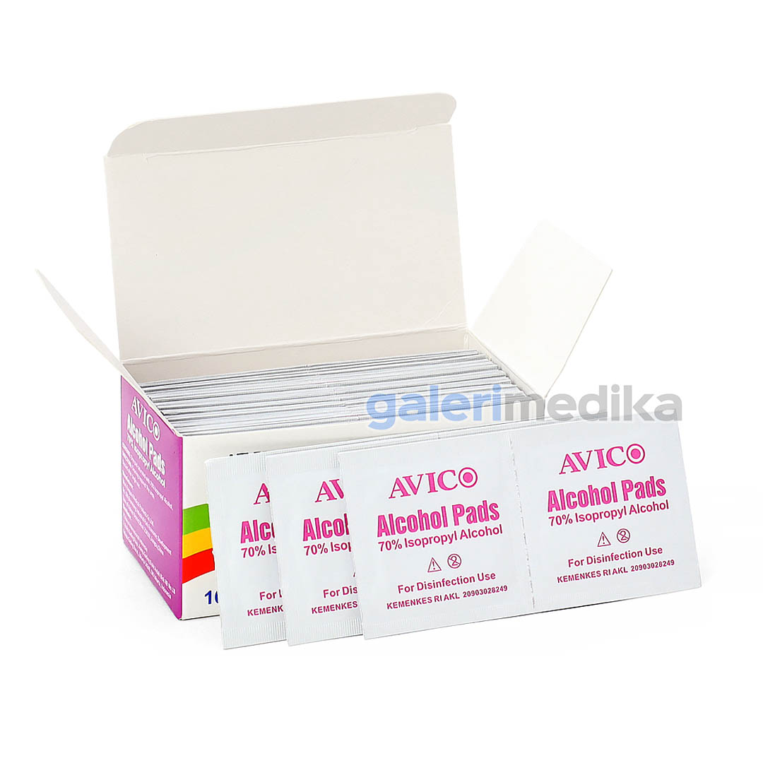 Alkohol Swab Avico - 1 Box isi 100 pcs