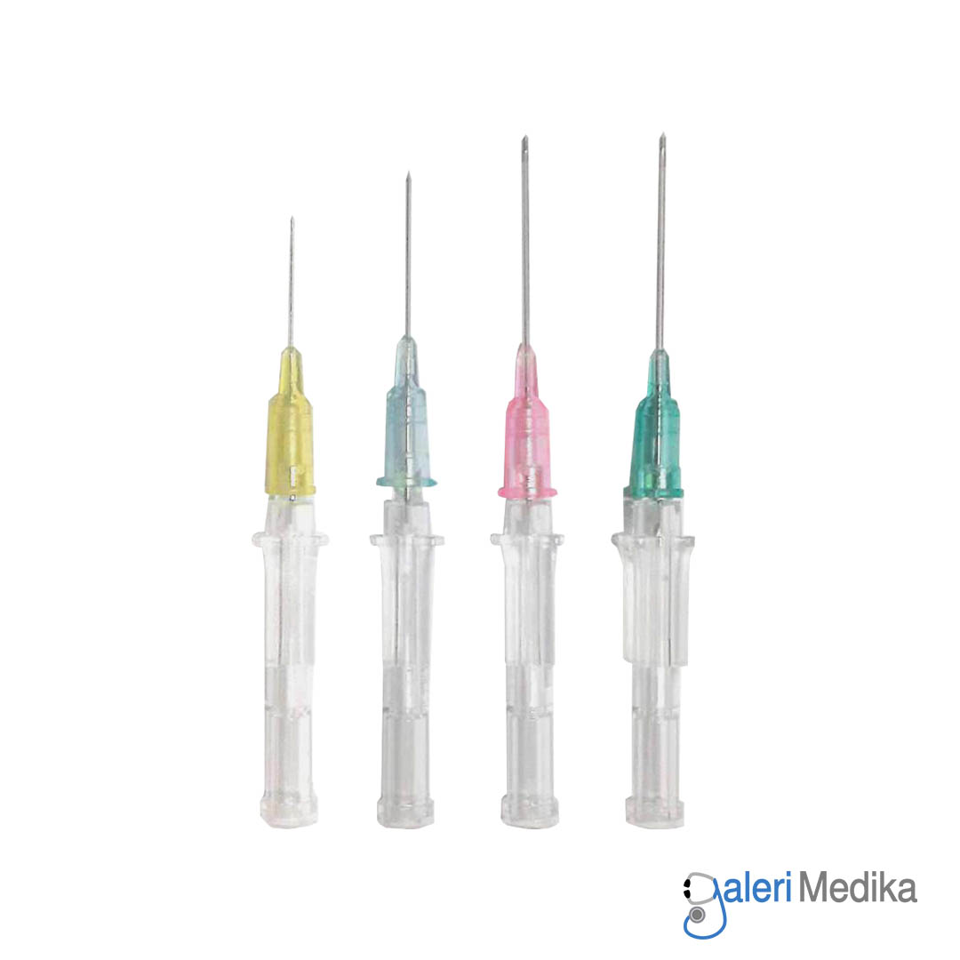 IV Catheter Safelock Kateter Intravena 18G, 20G, 22G, 24G