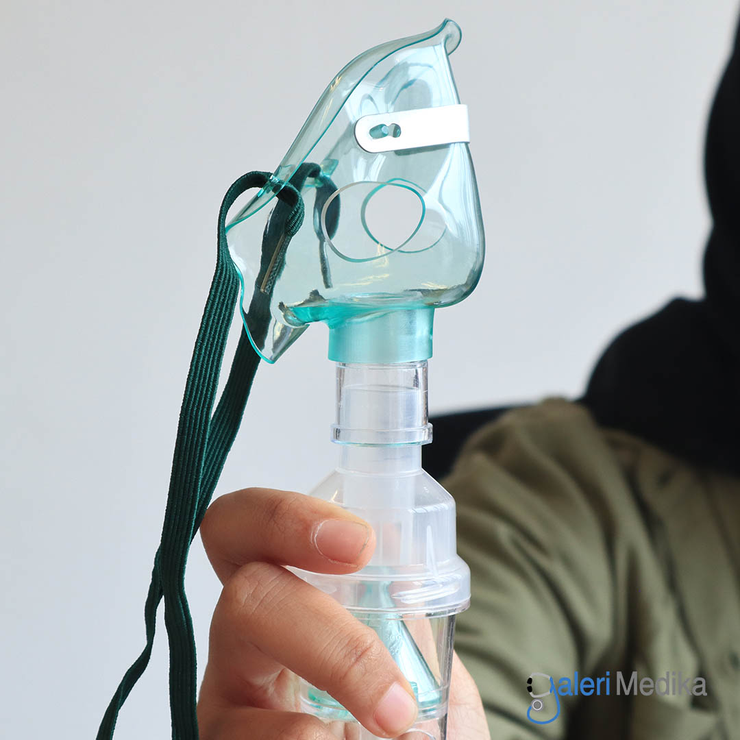 Masker Nebulizer Safelock Nebulizer Mask Medical Grade