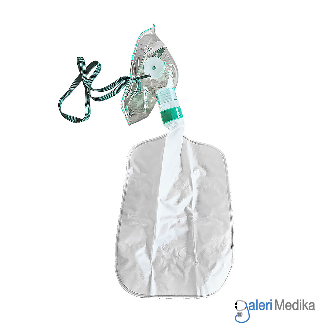 Masker Oksigen Non Rebreathing Safelock Medical Grade