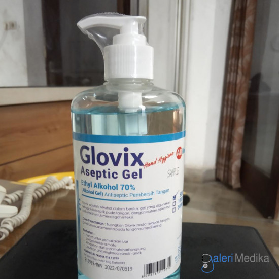 Aseptic Gel Glovix Isi 500 ml Gel Antiseptic Hand 