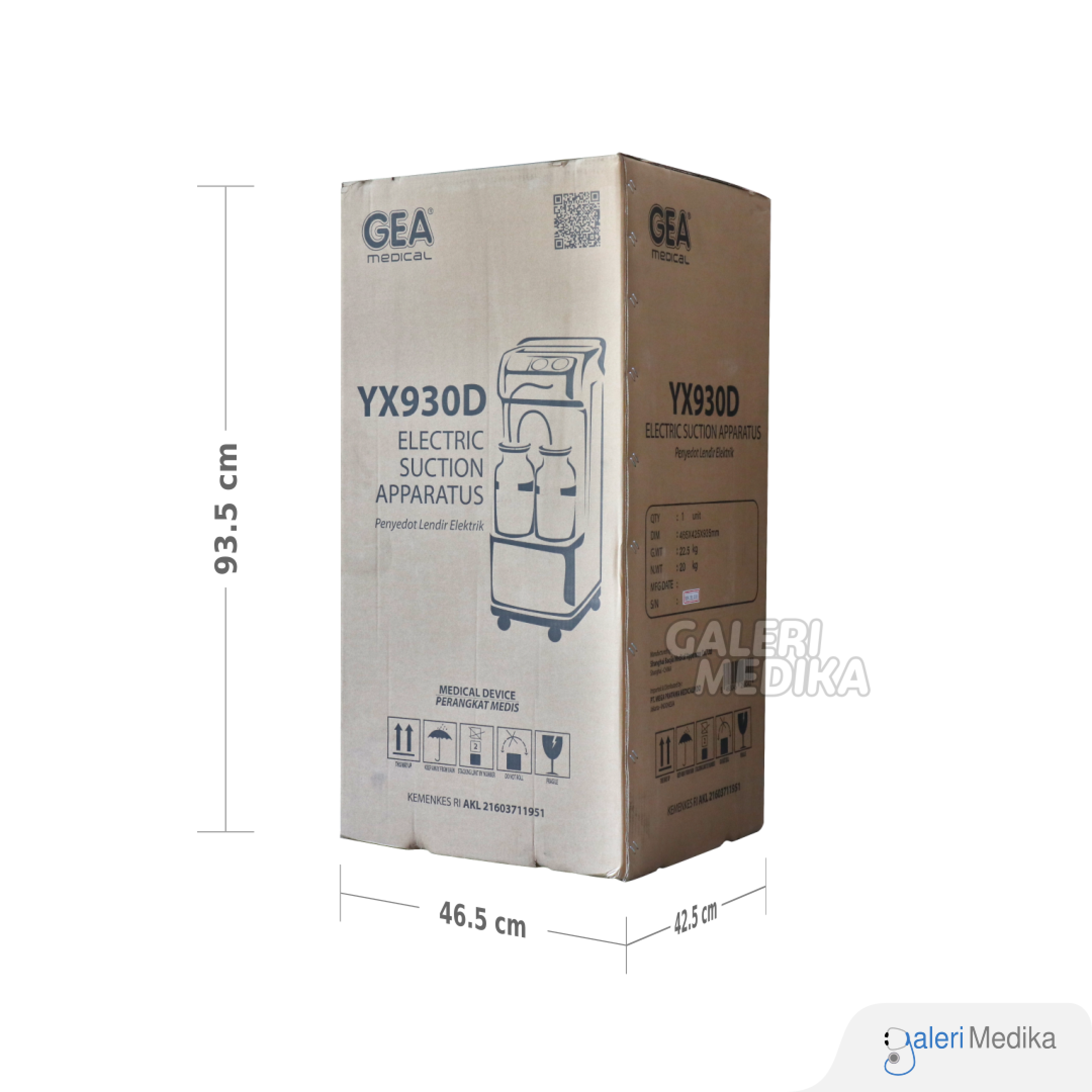 Suction Pump GEA YX930D Alat Sedot Dahak / Lendir | Galeri Medika