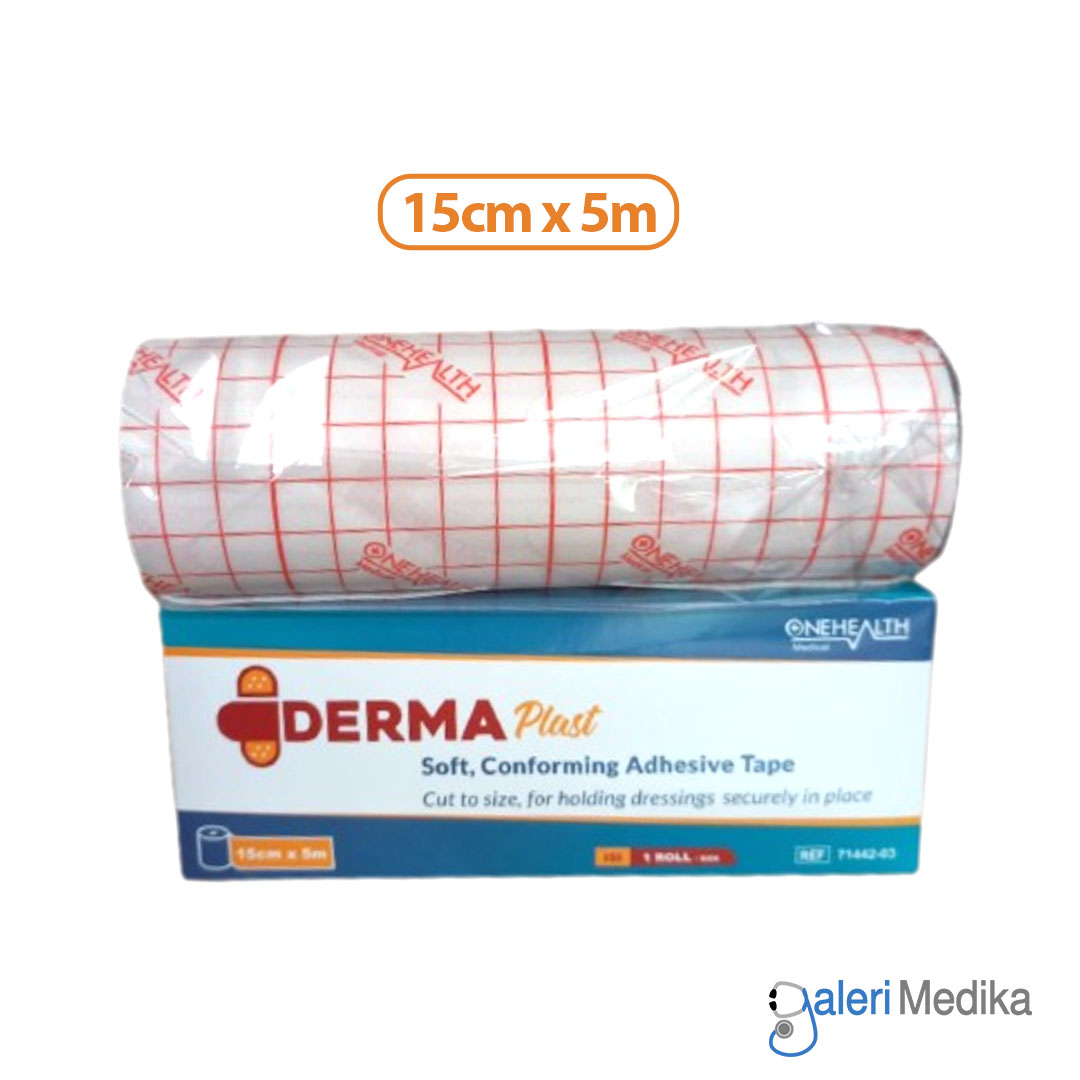 OneHealth Dermaplast Adhesive Tape Plester Luka Per Roll