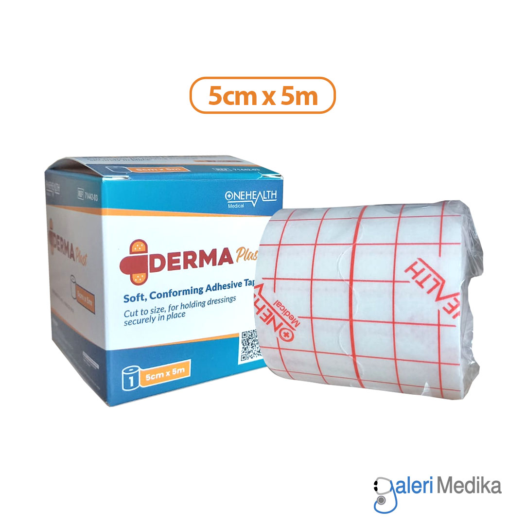 OneHealth Dermaplast Adhesive Tape Plester Luka Per Roll