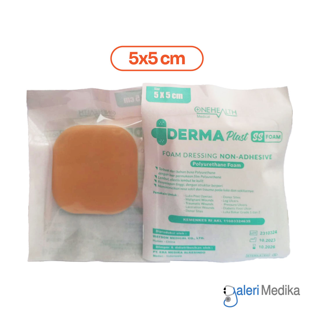 Foam Penyerap Luka OneHealth Dermaplast Foam 5 X 5 cm