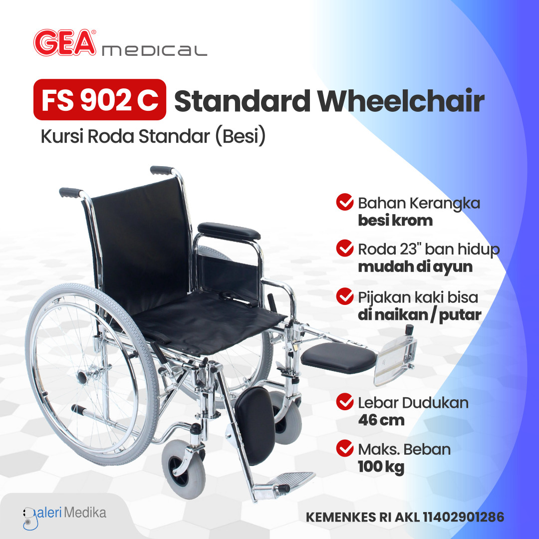 Kursi Roda Standard Gea Fs C Galeri Medika