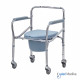 Commode Chair OneHealth KY696 Toilet Portable + Roda