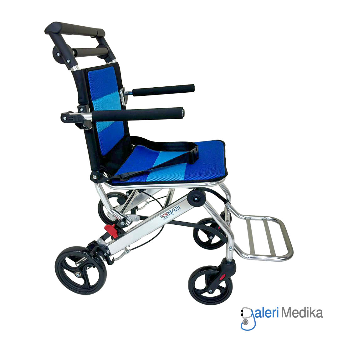 Kursi Roda Travel OneHealth OH900 Aluminium Wheelchair