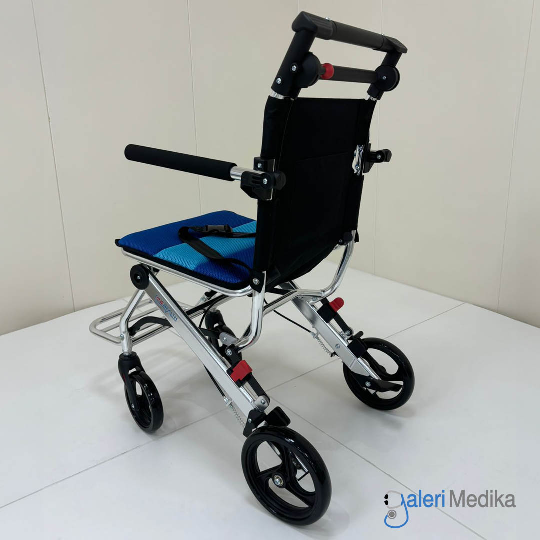 Kursi Roda Travel OneHealth OH900 Aluminium Wheelchair