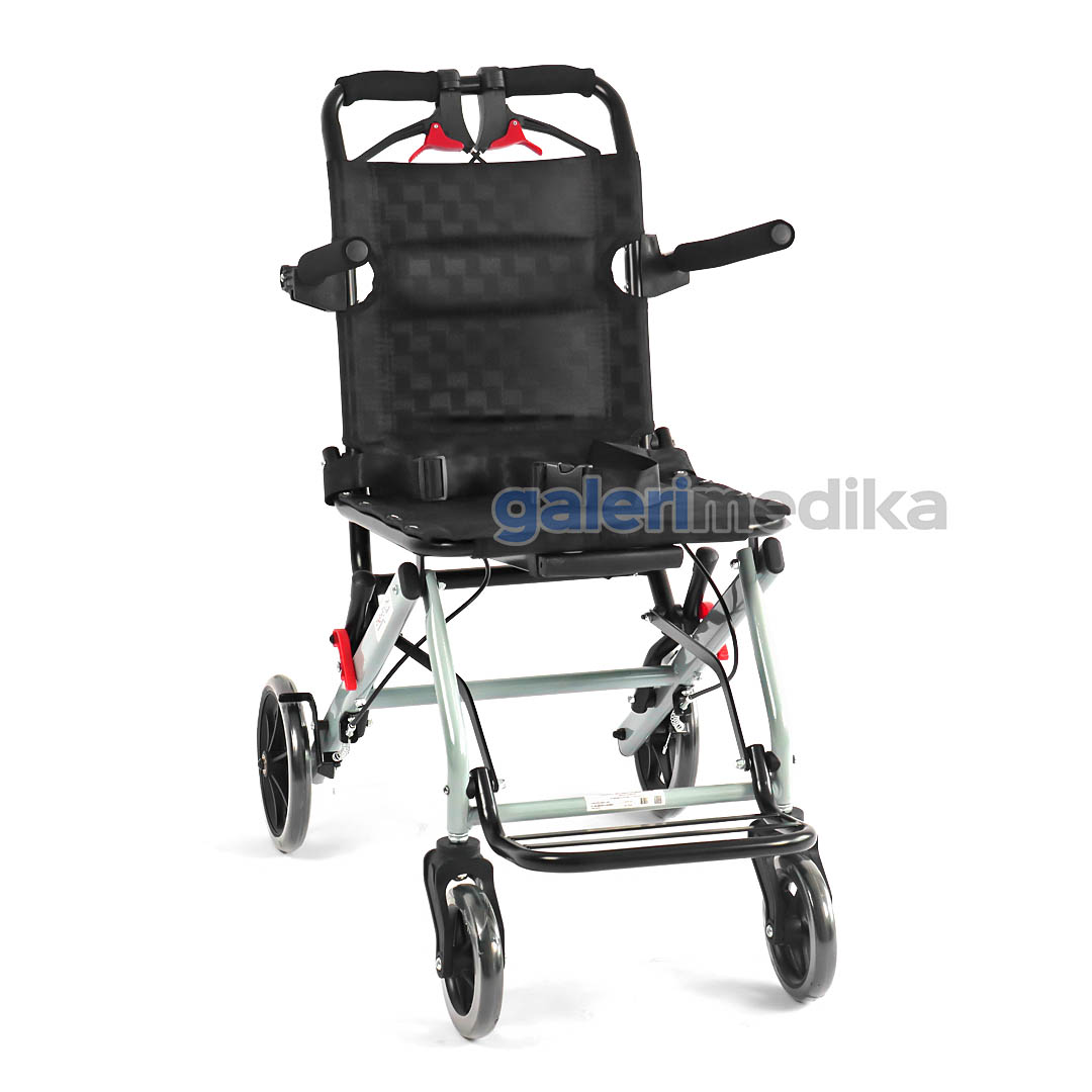 Kursi Roda Travel OneHealth DY800 + Handle FREE Tas