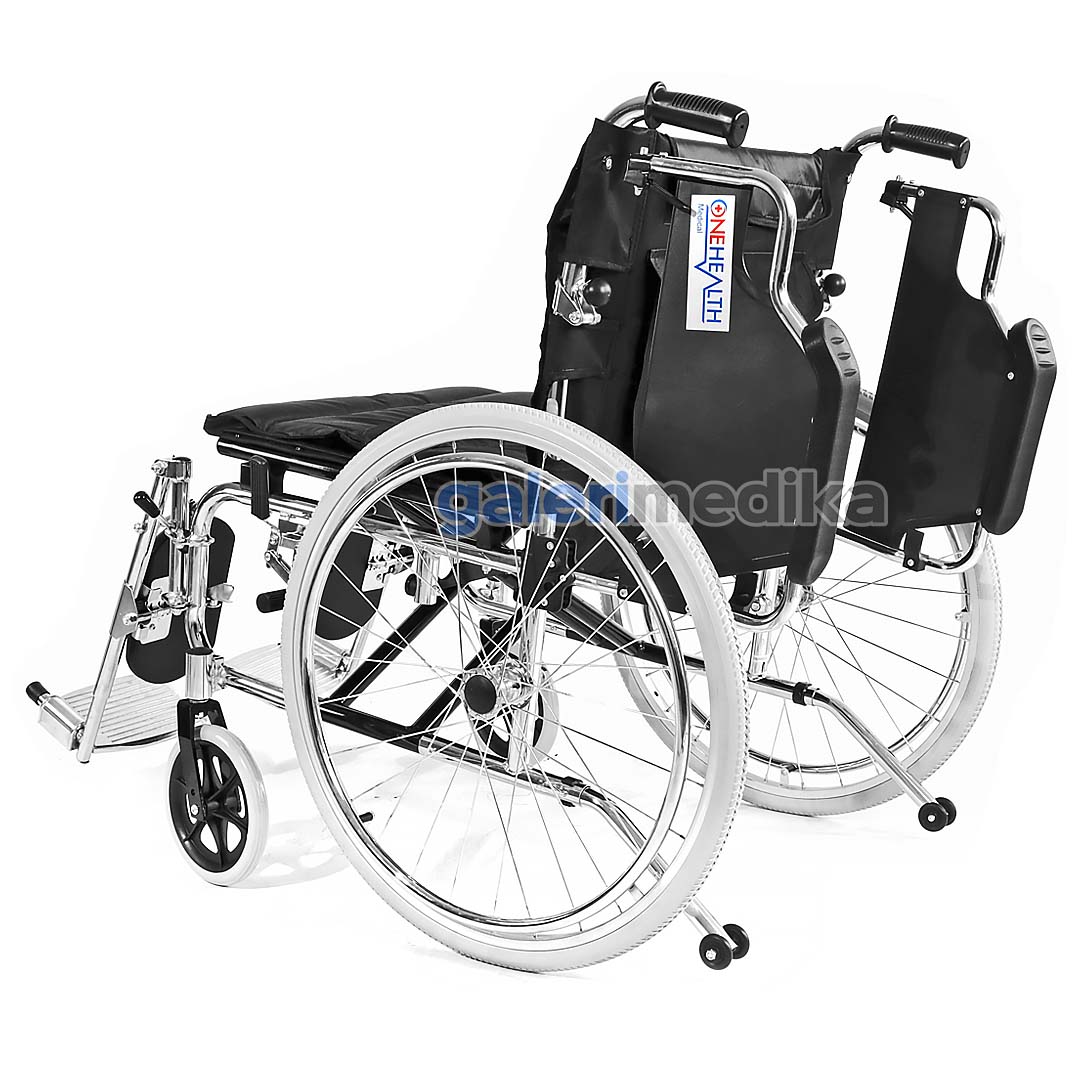 Kursi Roda Jumbo OneHealth KY-951AC-56 Heavy Duty Wheelchair