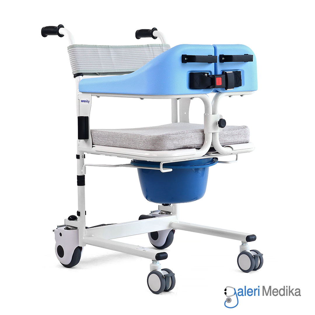 Kursi Roda Transfer Pasien Serenity TC-801 + Commode Chair