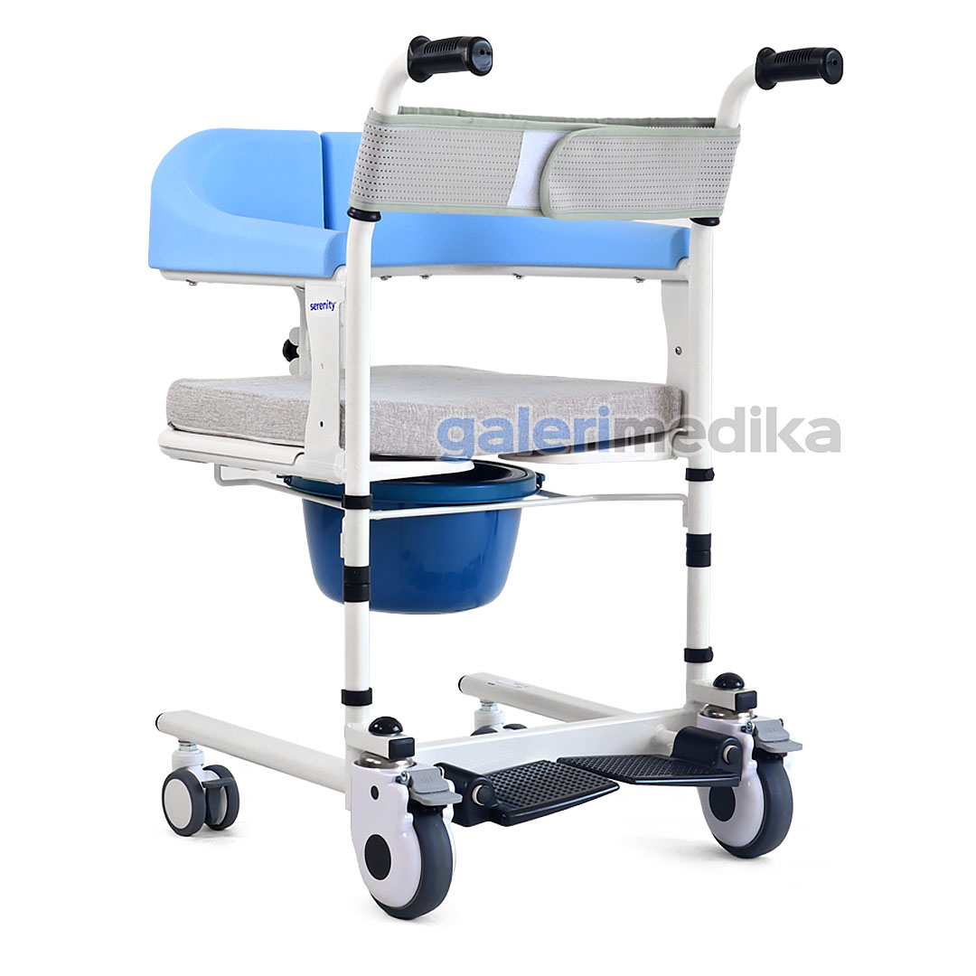 Kursi Roda Transfer Pasien Serenity TC-801 + Commode Chair