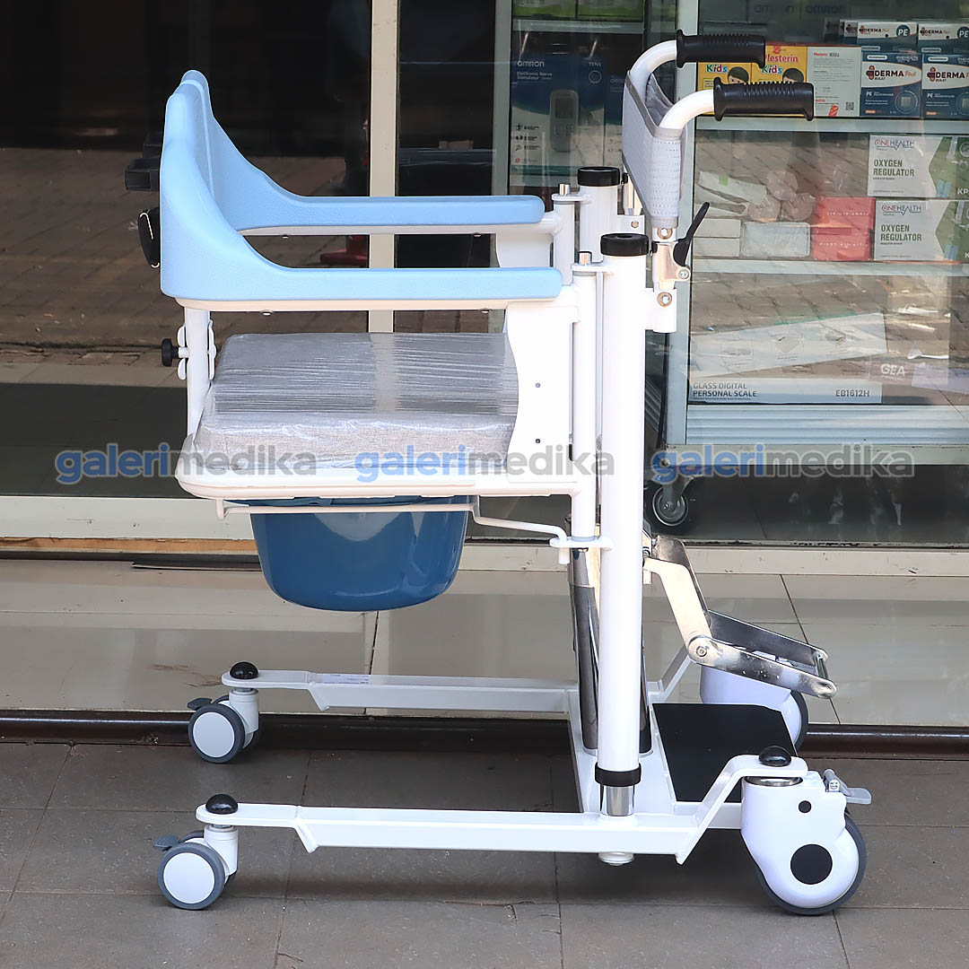 Kursi Roda Transfer Pasien Serenity TC-803 Pedal Hidrolik + Commode