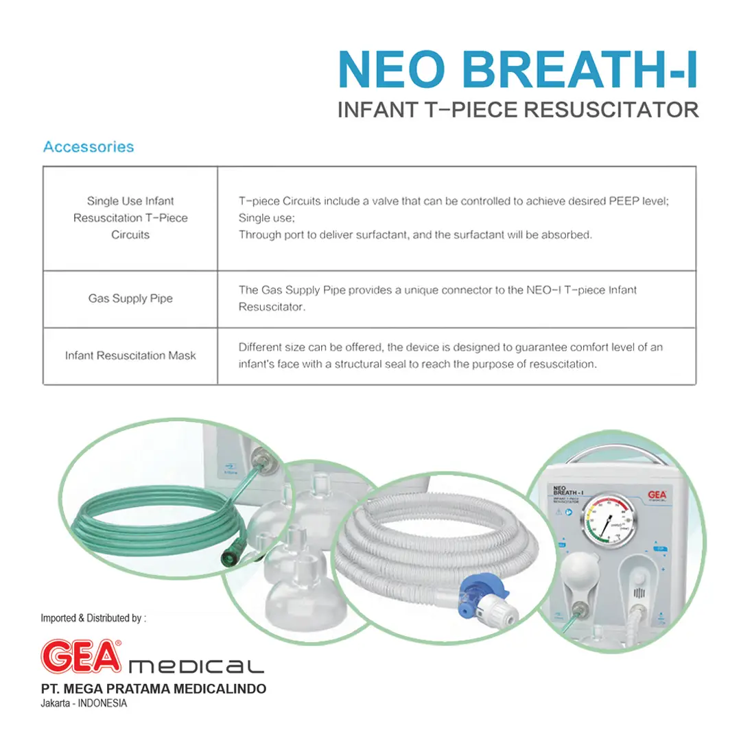 Infant T-Piece Resuscitator GEA NEO BREATH-I