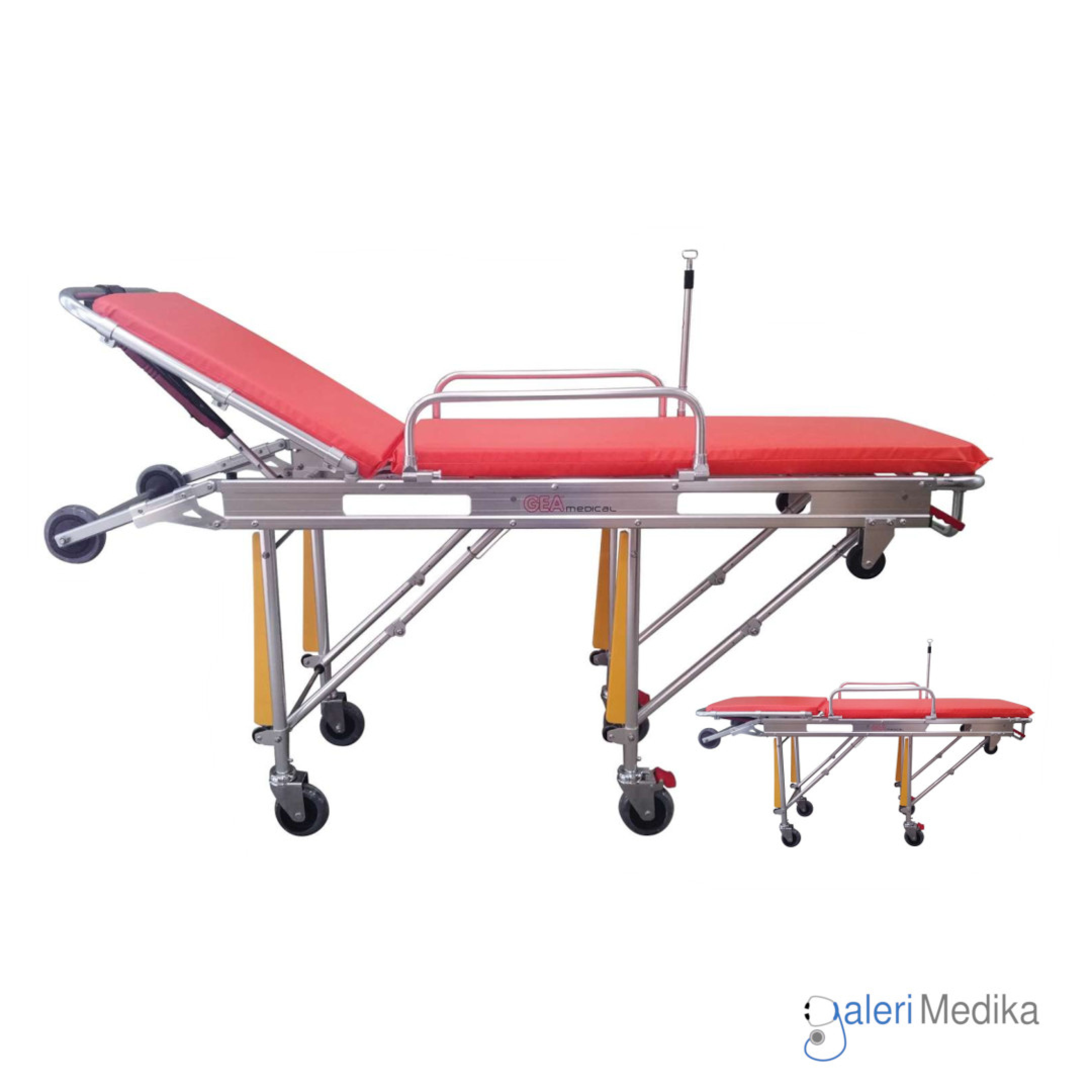 Stretcher Ambulance GEA YDC-3B - Emergency Stretcher | Galeri Medika