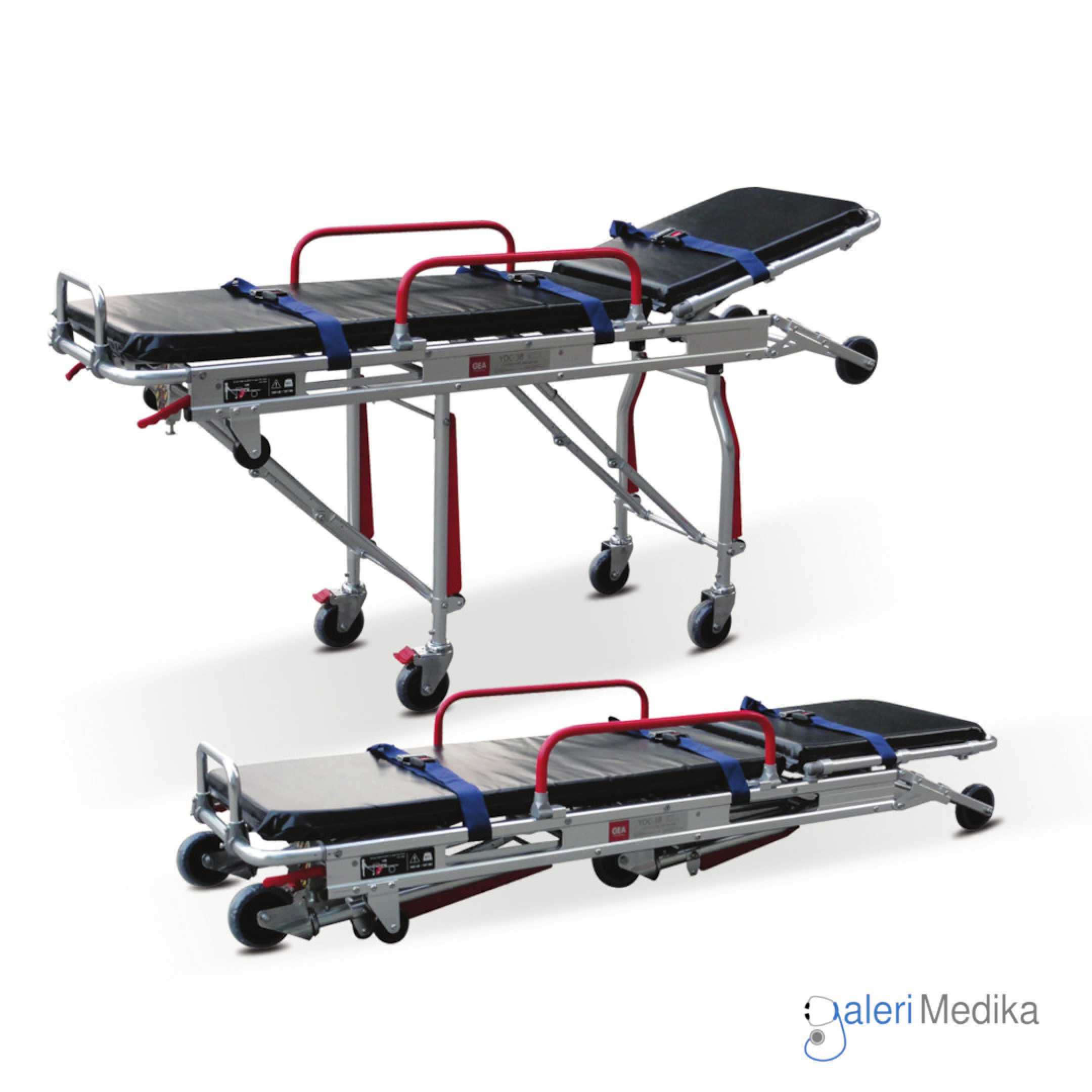 Stretcher Ambulance GEA YDC-3B - Emergency Stretcher | Galeri Medika