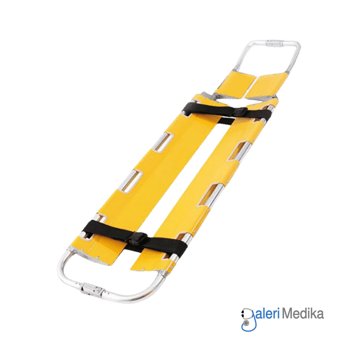 Scoop Stretcher OneHealth OH-C1-1 Yellow Tandu Skop Lipat