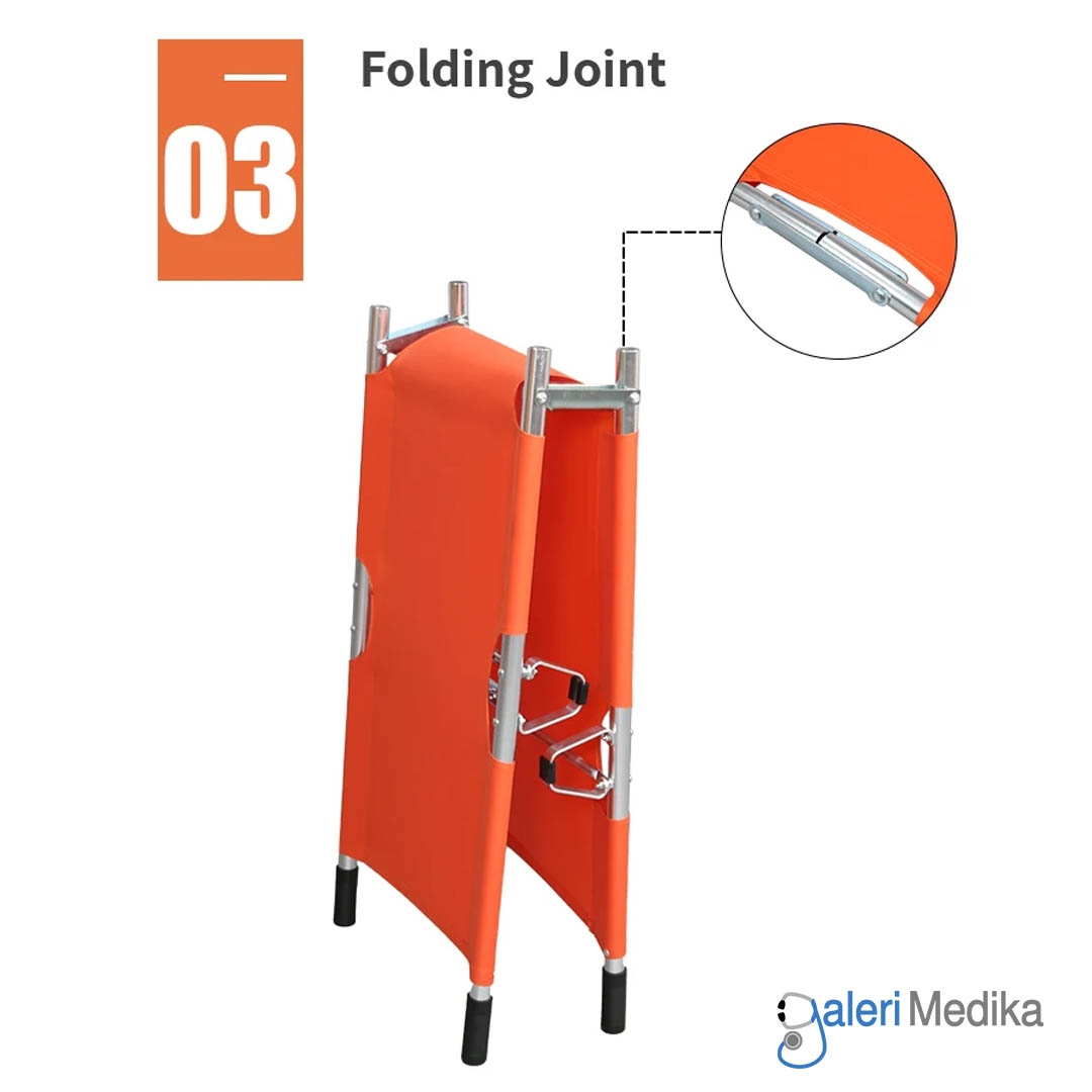 Tandu Lipat 2 OneHealth OH-D11 Folding Stretcher