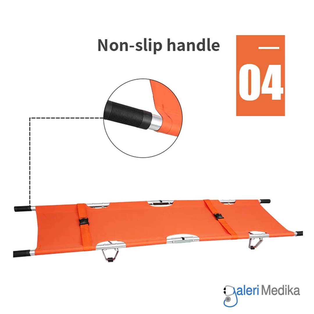 Tandu Lipat 2 OneHealth OH-D11 Folding Stretcher