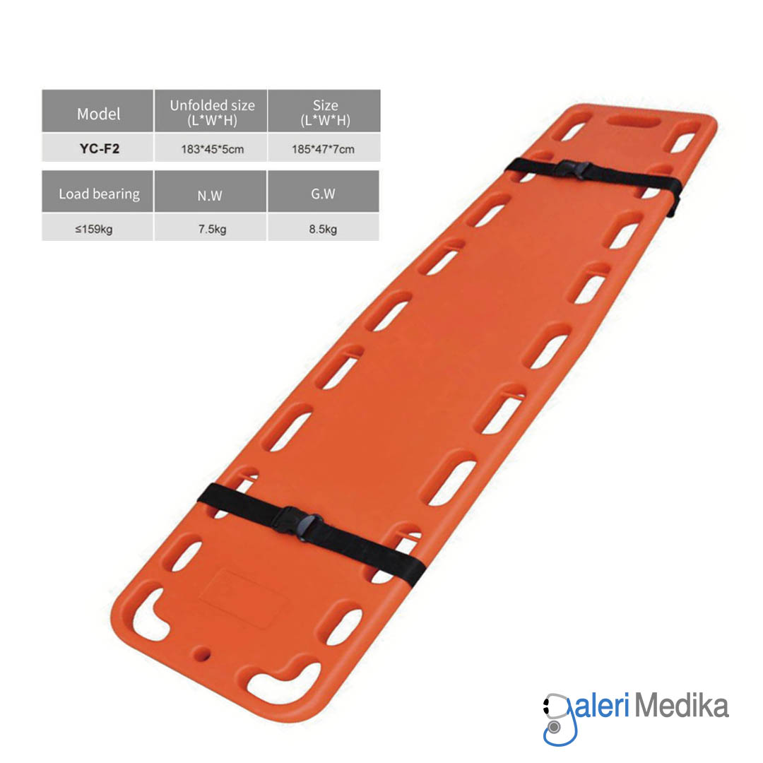 Long Spine Board OneHealth OH-F2 Papan Tandu Emergency