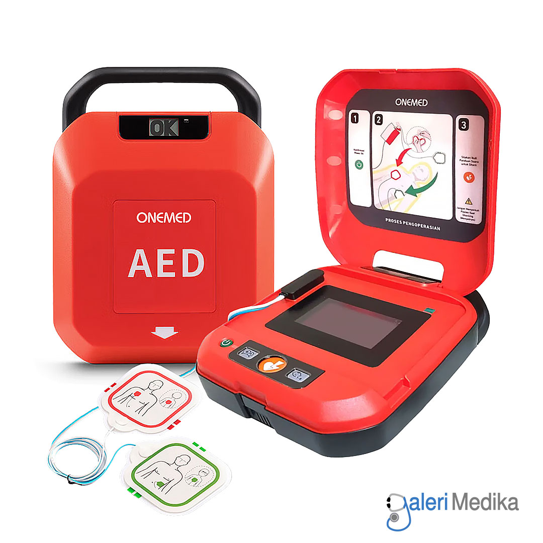 Onemed AED Defibrillator OneHeart A8 Semi Auto With Screen