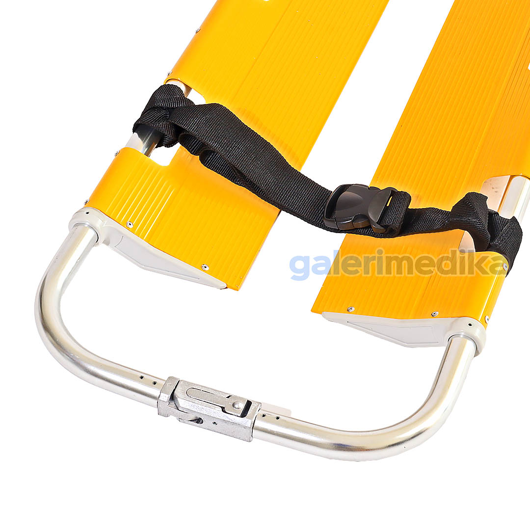 Scoop Stretcher OneHealth OH-C1-1 Yellow Tandu Skop Lipat