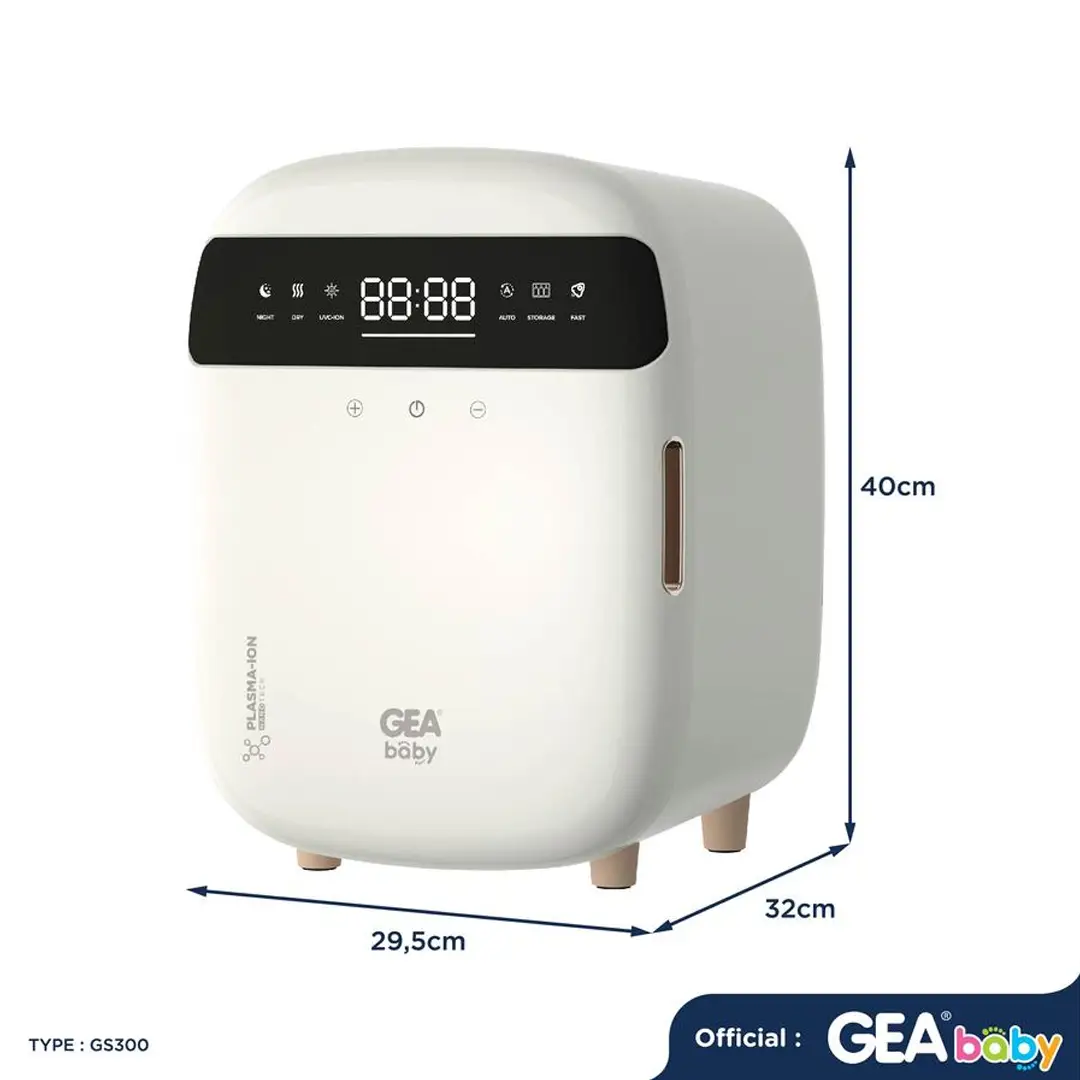 GEA BABY GS-300 Ultimate UVC Sterilizer 6in1 + Dryer With Plasma Ion