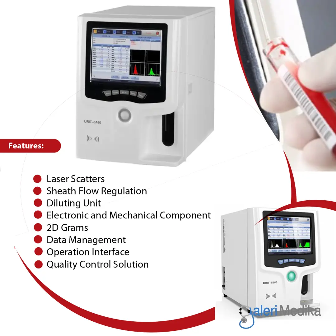 Hematology Analyzer NESCO 5160 Blood Full Automatic 5 Part Diff